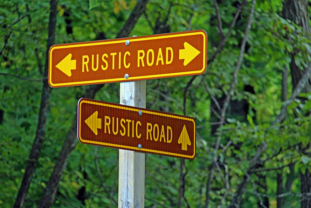 Rustic Road signage