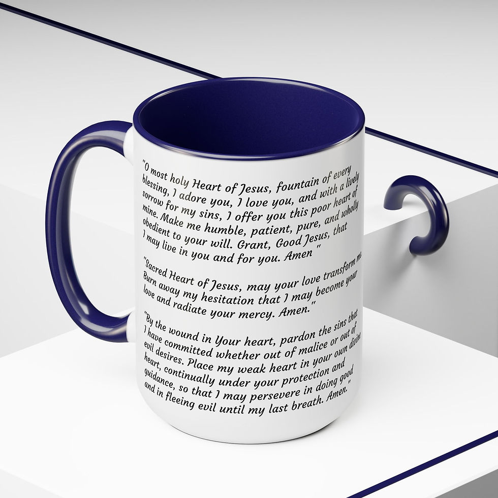 Thumbnail: Two-Tone Coffee Mugs, 15oz