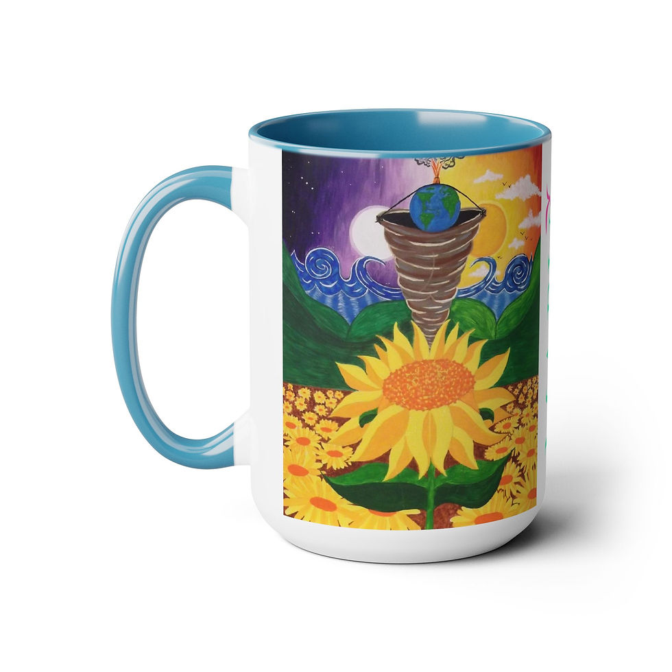 Thumbnail: Two-Tone Coffee Mugs, 15oz
