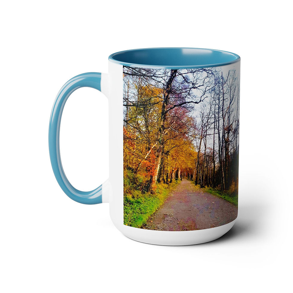 Thumbnail: Two-Tone Coffee Mugs, 15oz