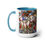 Thumbnail: Two-Tone Coffee Mugs, 15oz