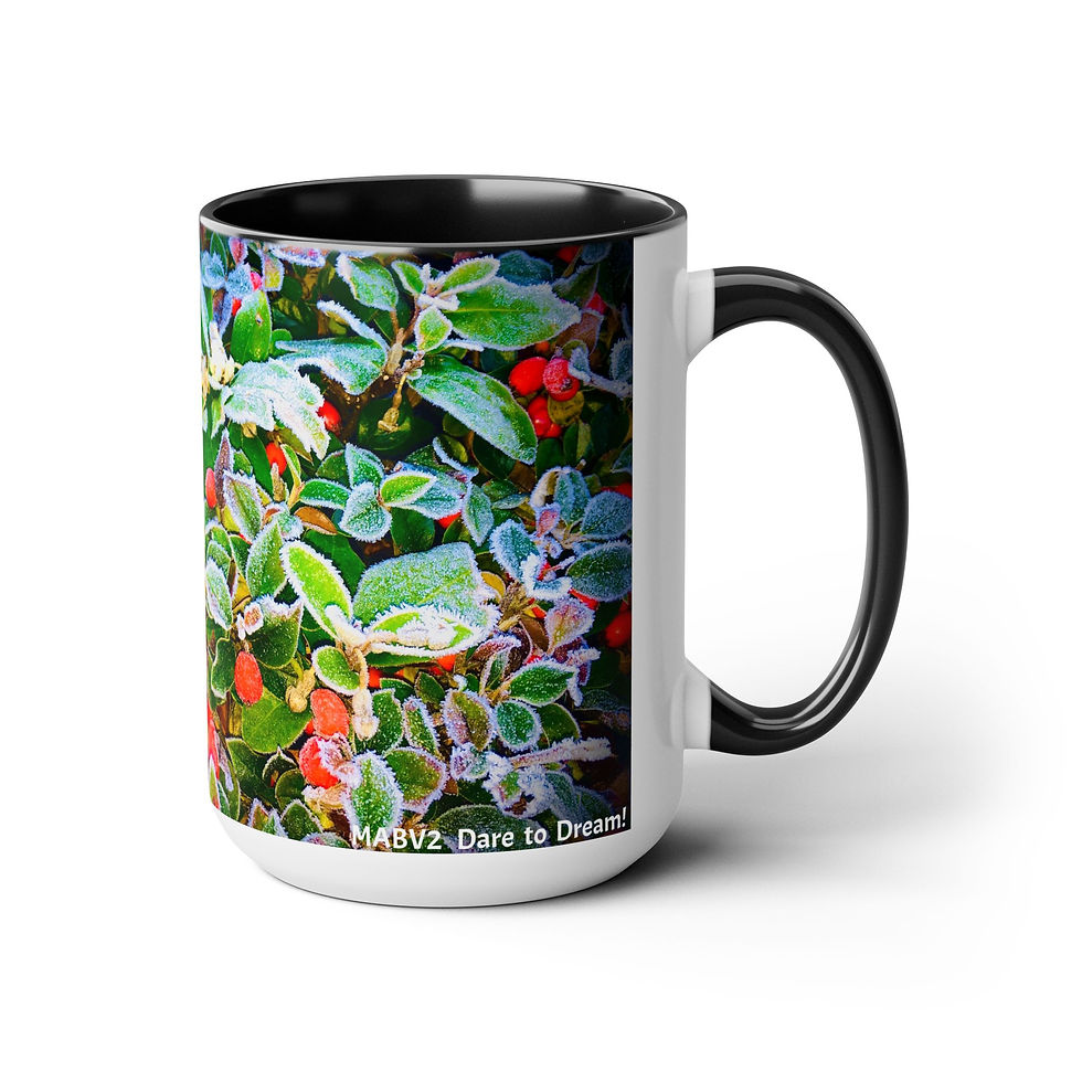 Thumbnail: Two-Tone Coffee Mugs, 15oz