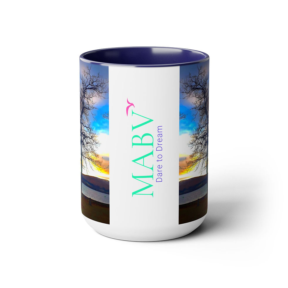Thumbnail: Two-Tone Coffee Mugs, 15oz