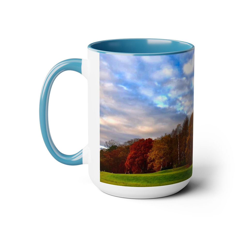 Thumbnail: Two-Tone Coffee Mugs, 15oz