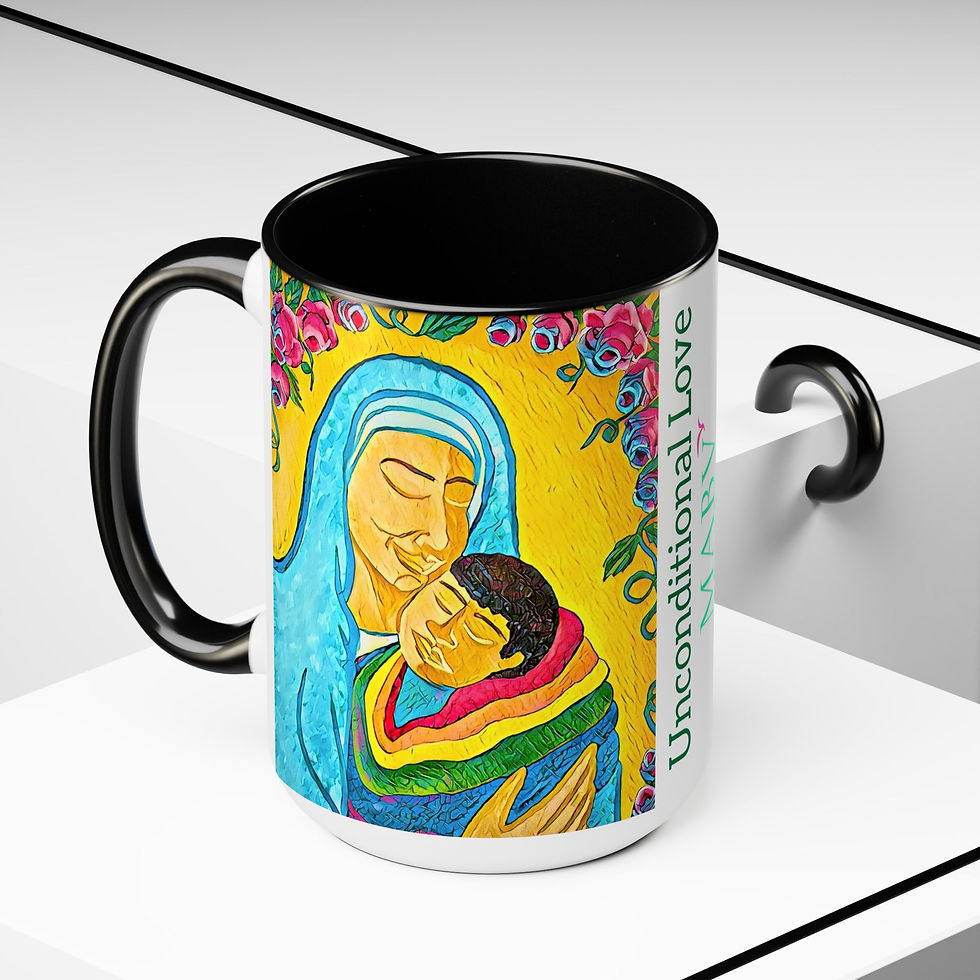 Thumbnail: Two-Tone Coffee Mugs, 15oz