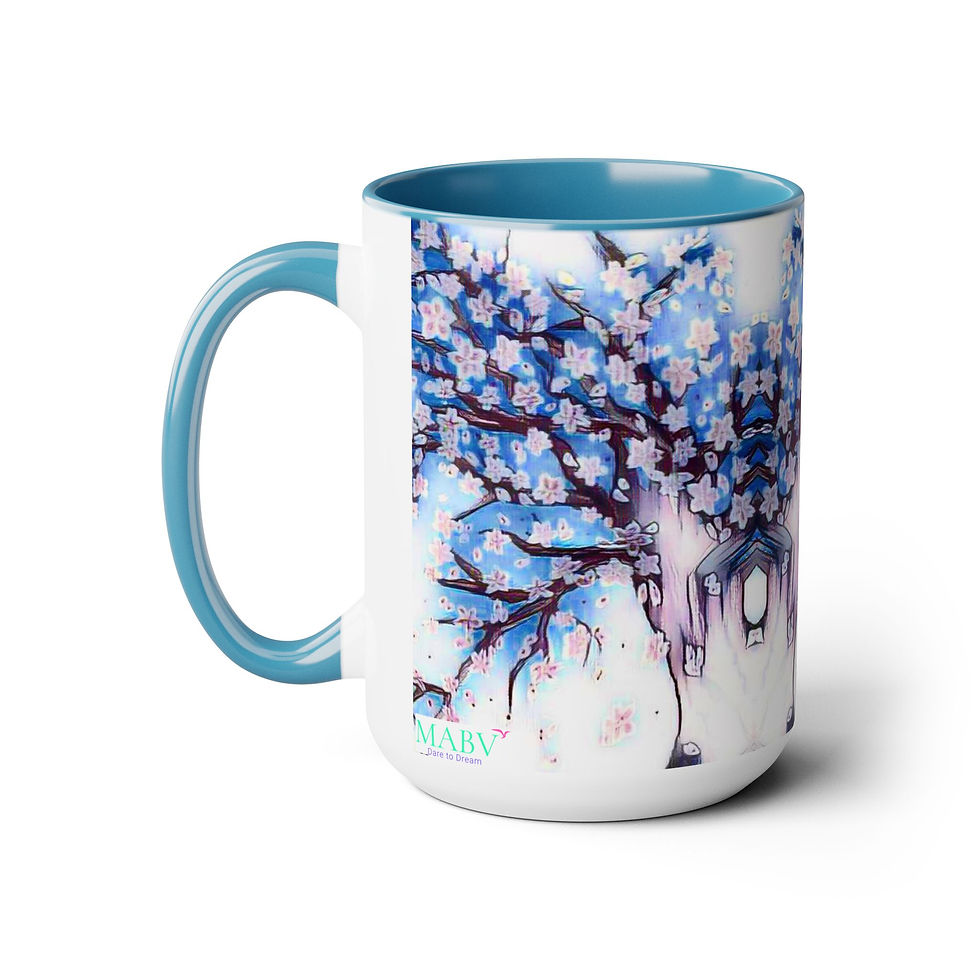 Thumbnail: Two-Tone Coffee Mugs, 15oz