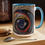 Thumbnail: Two-Tone Coffee Mugs, 15oz