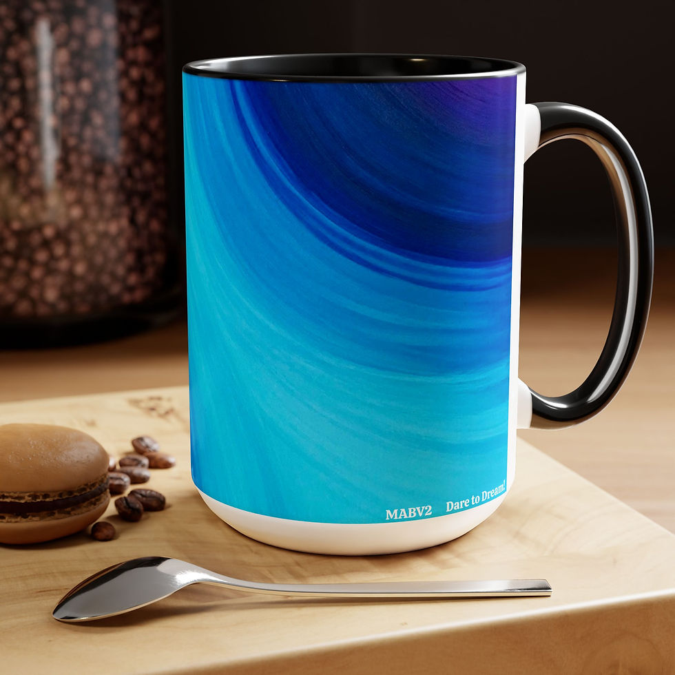 Thumbnail: Two-Tone Coffee Mugs, 15oz