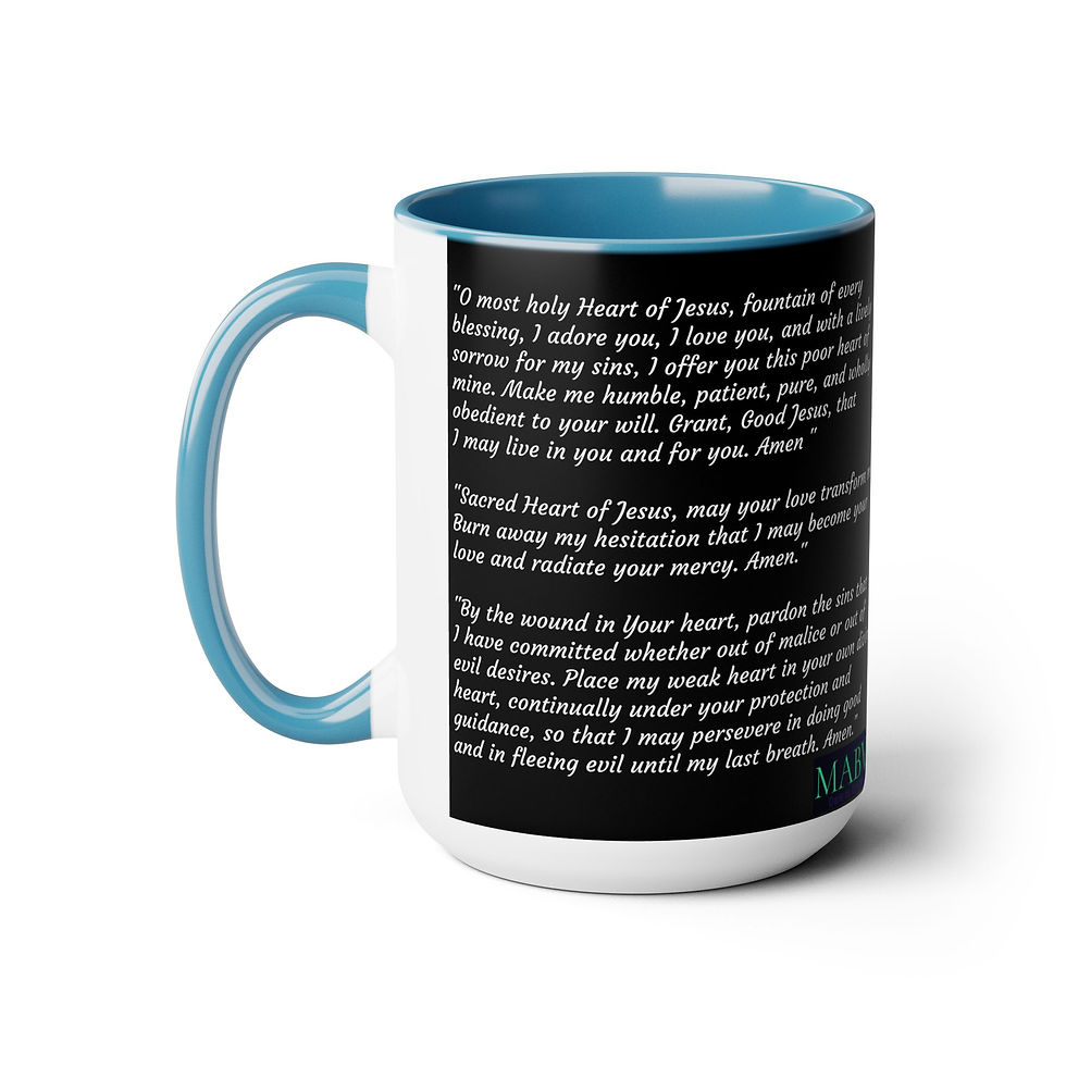 Thumbnail: Two-Tone Coffee Mugs, 15oz