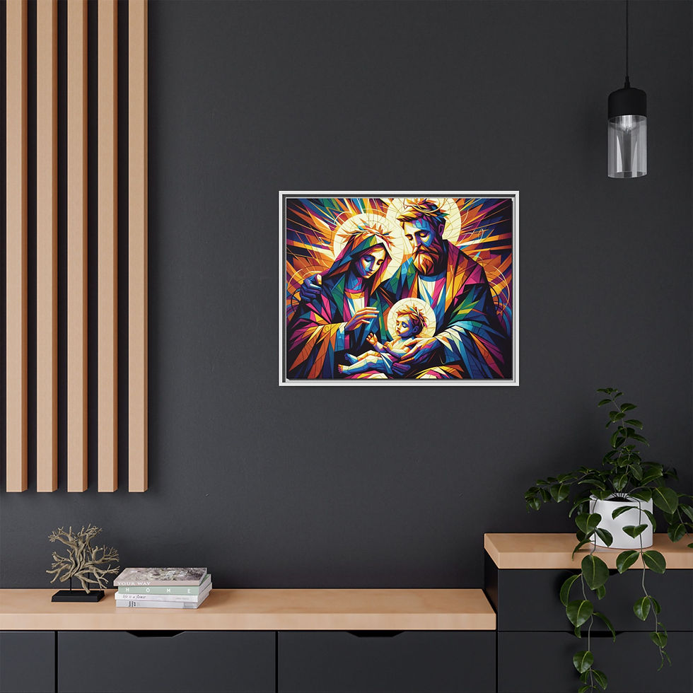 Thumbnail: Holy Family Print on Canvas MABV2AI