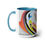 Thumbnail: Two-Tone Coffee Mugs, 15oz