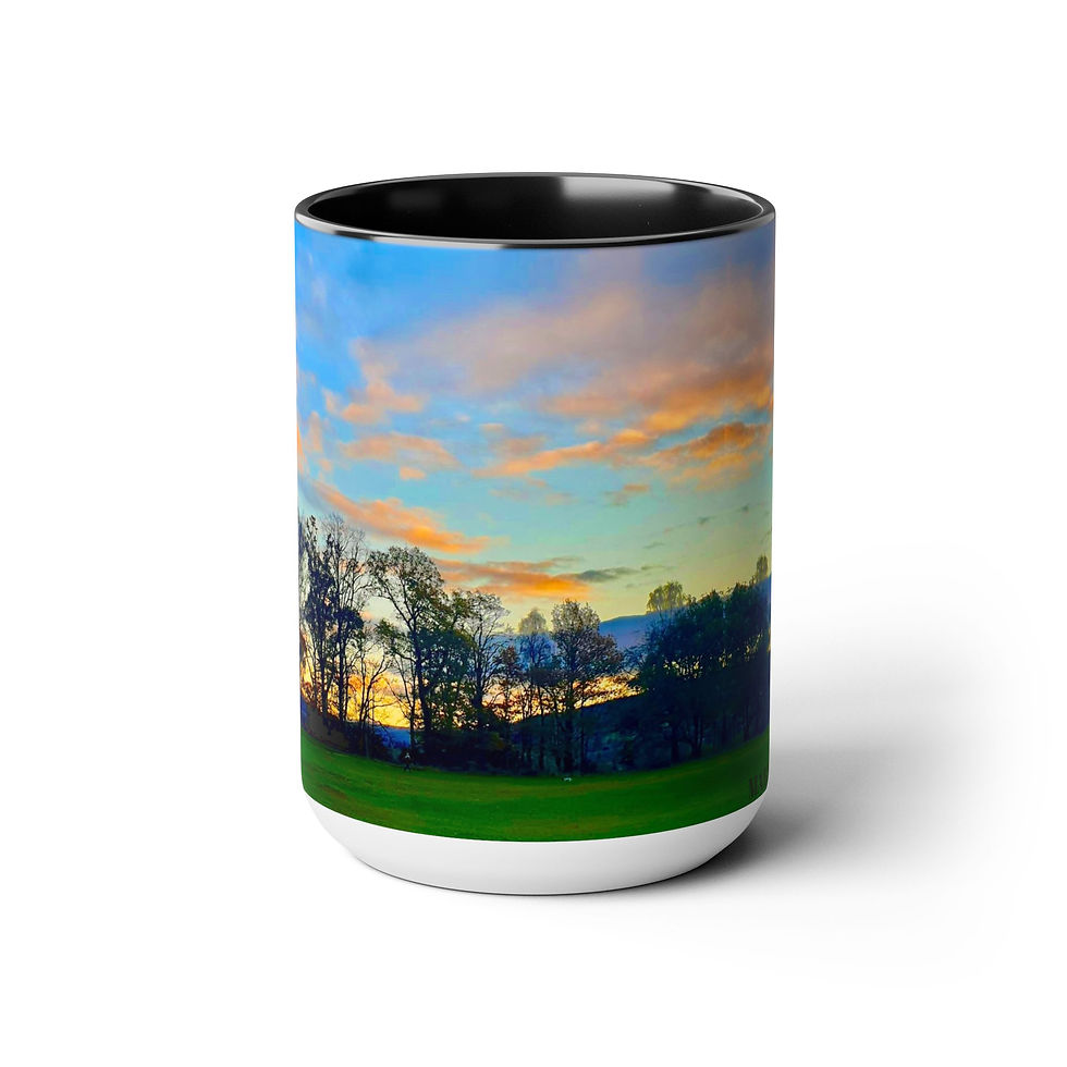 Thumbnail: Two-Tone Coffee Mugs, 15oz