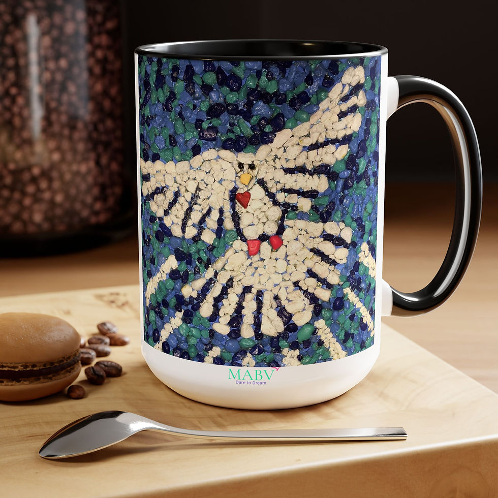 Thumbnail: Two-Tone Coffee Mugs, 15oz