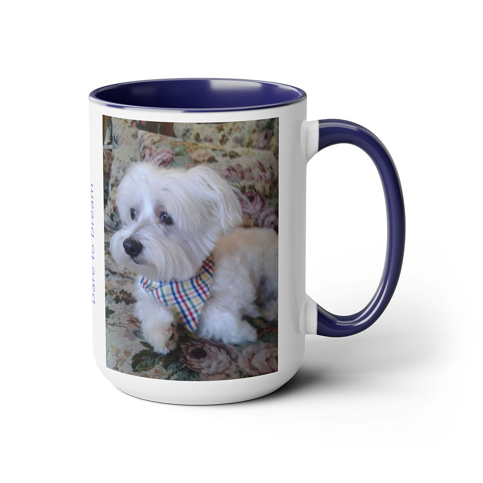 Thumbnail: Two-Tone Coffee Mugs, 15oz