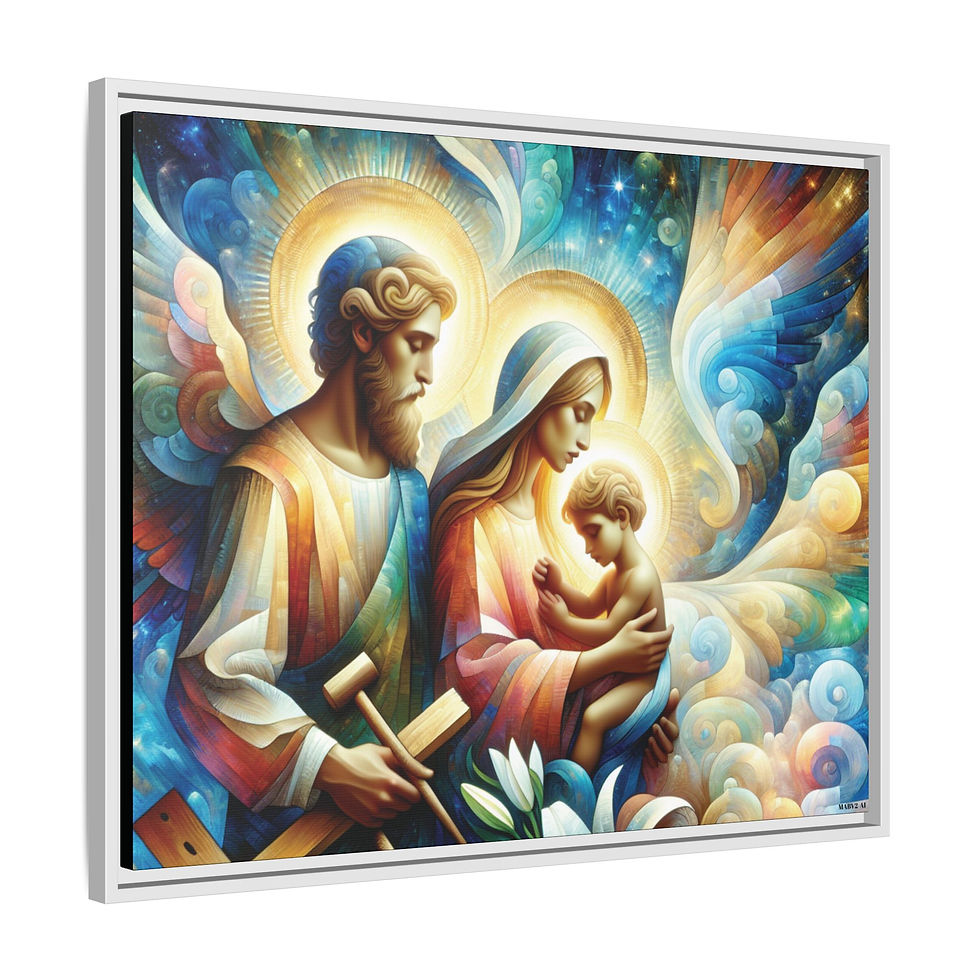Thumbnail: Holy Family Print on Canvas MABV2AI