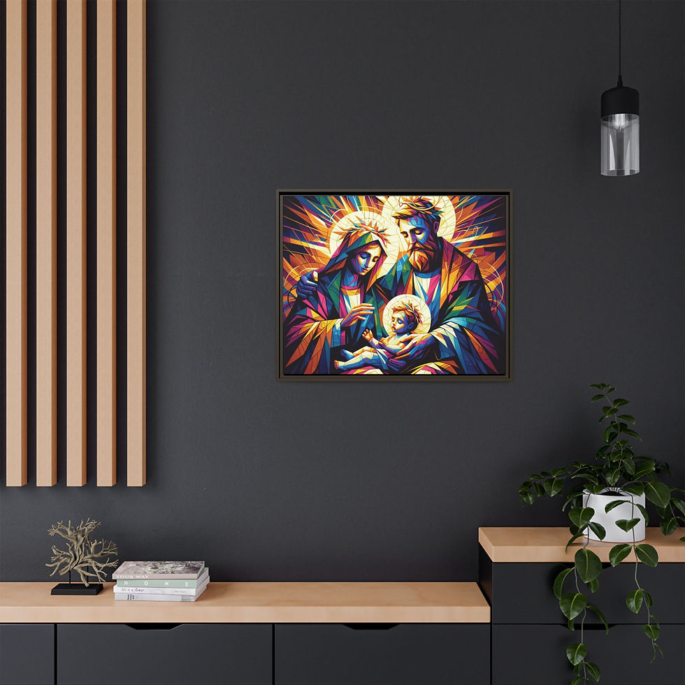 Thumbnail: Holy Family Print on Canvas MABV2AI
