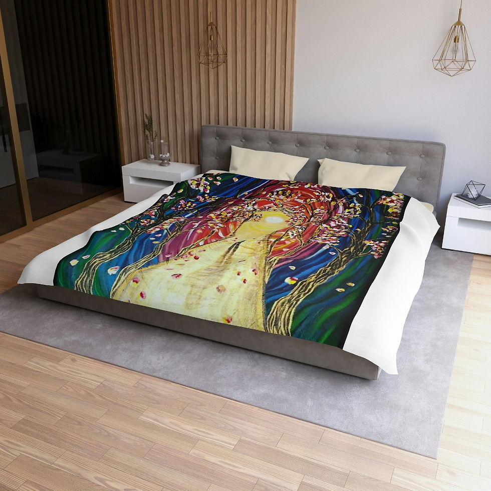 King Religious Microfiber Duvet Cover