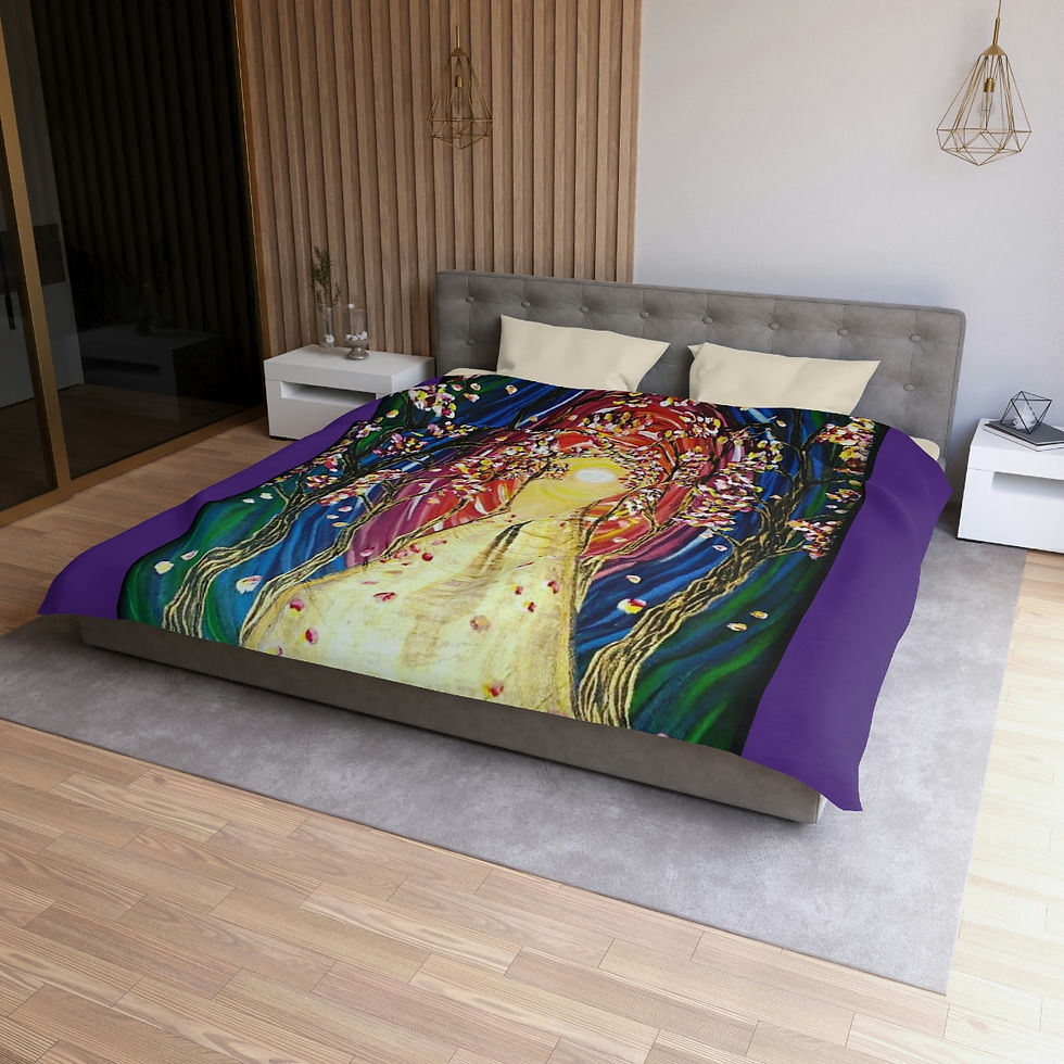 King Religious Microfiber Duvet Cover