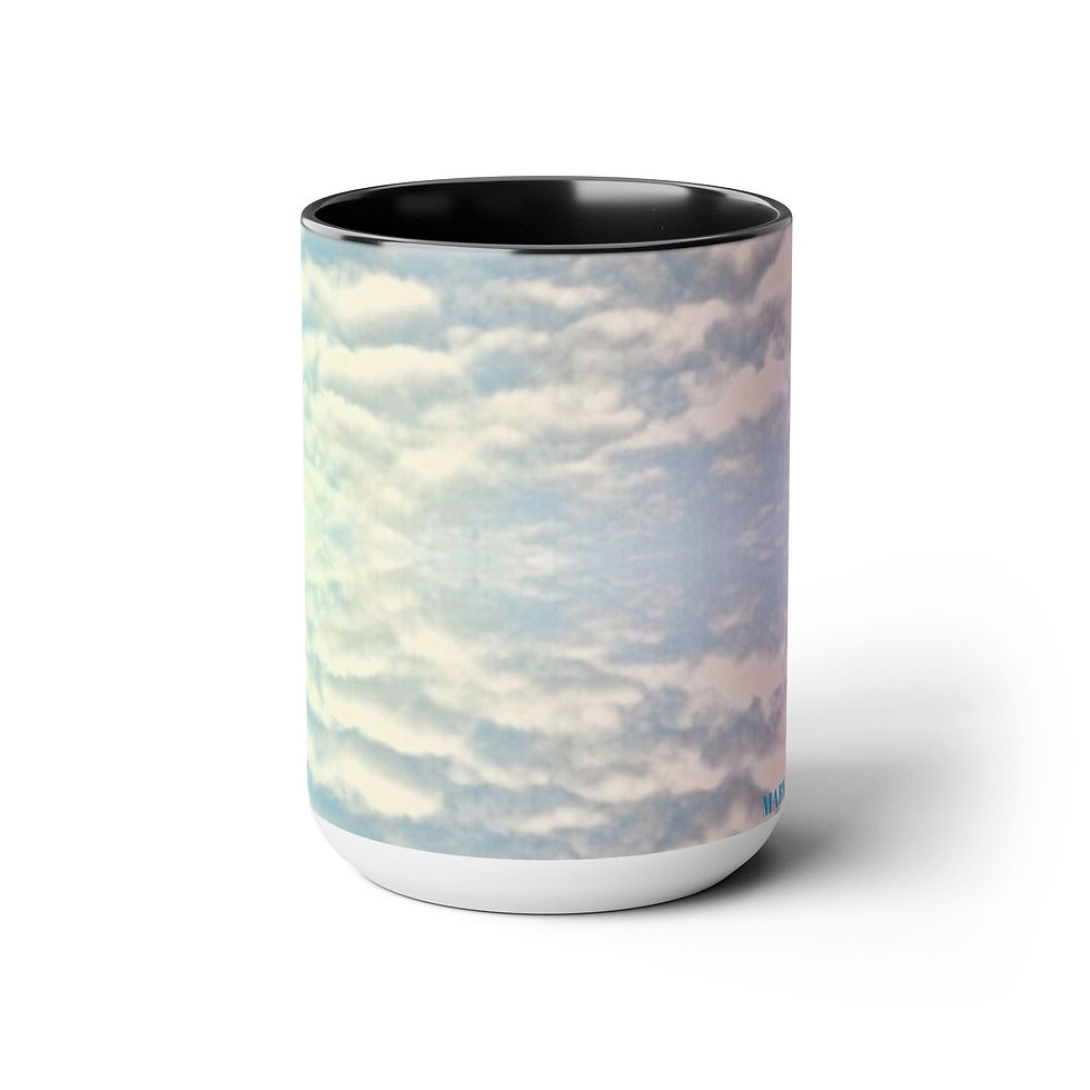 Thumbnail: Two-Tone Coffee Mugs, 15oz