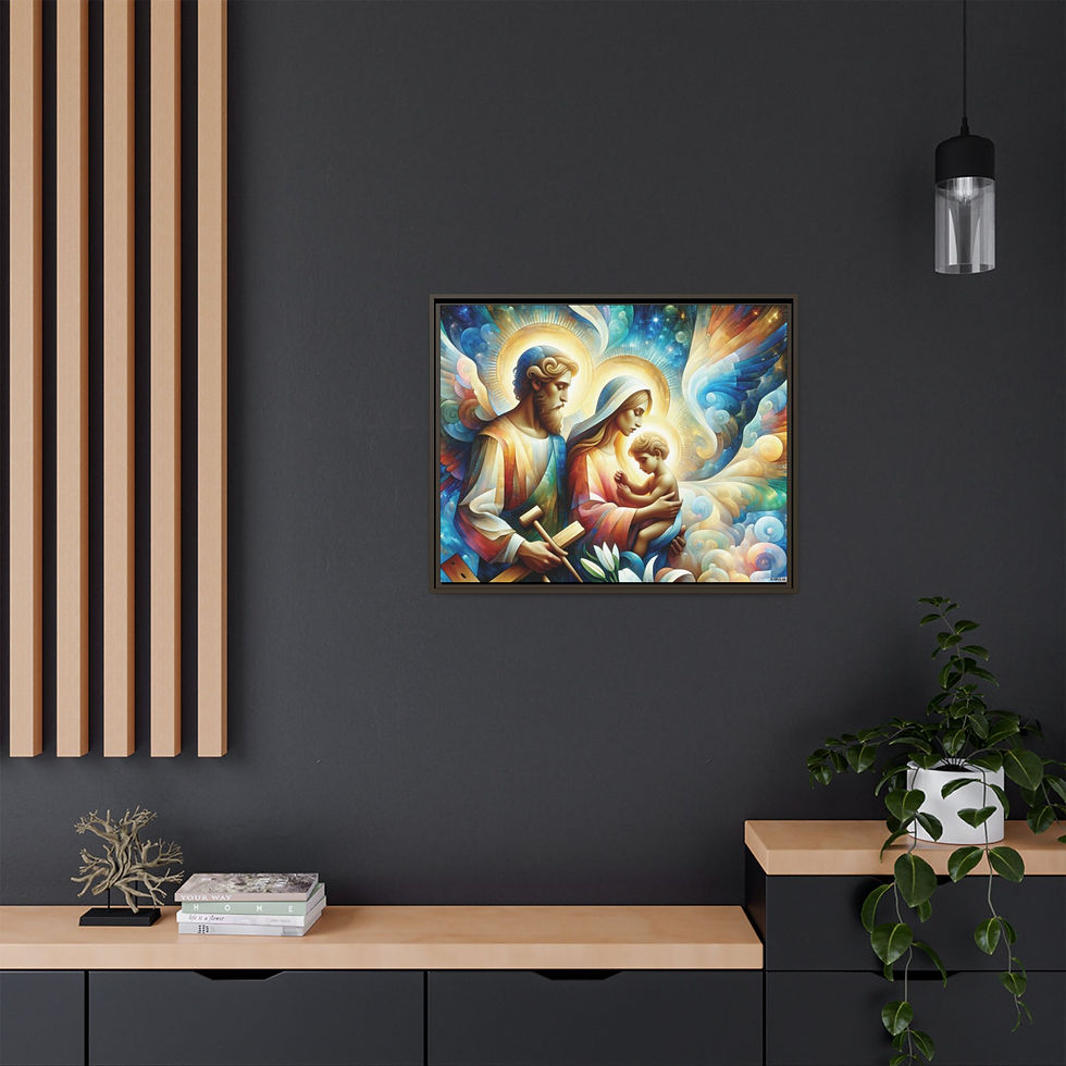 Thumbnail: Holy Family Print on Canvas MABV2AI