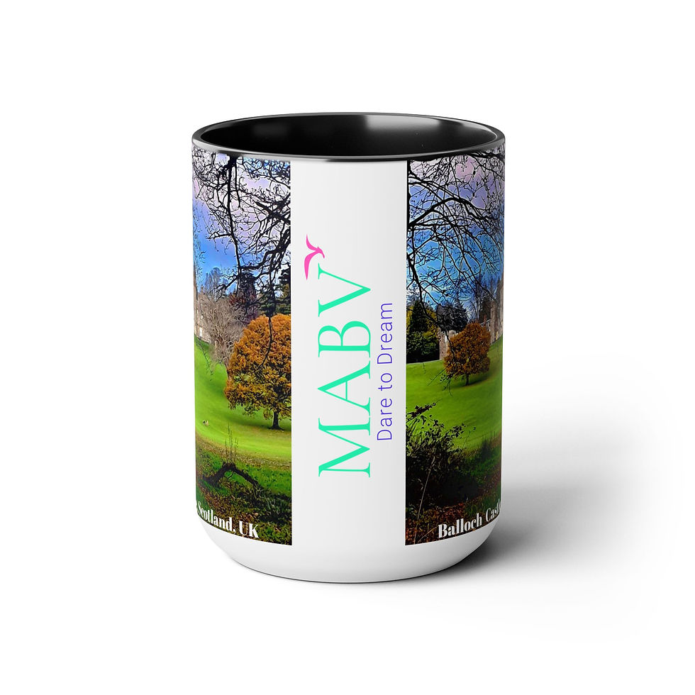 Thumbnail: Two-Tone Coffee Mugs, 15oz