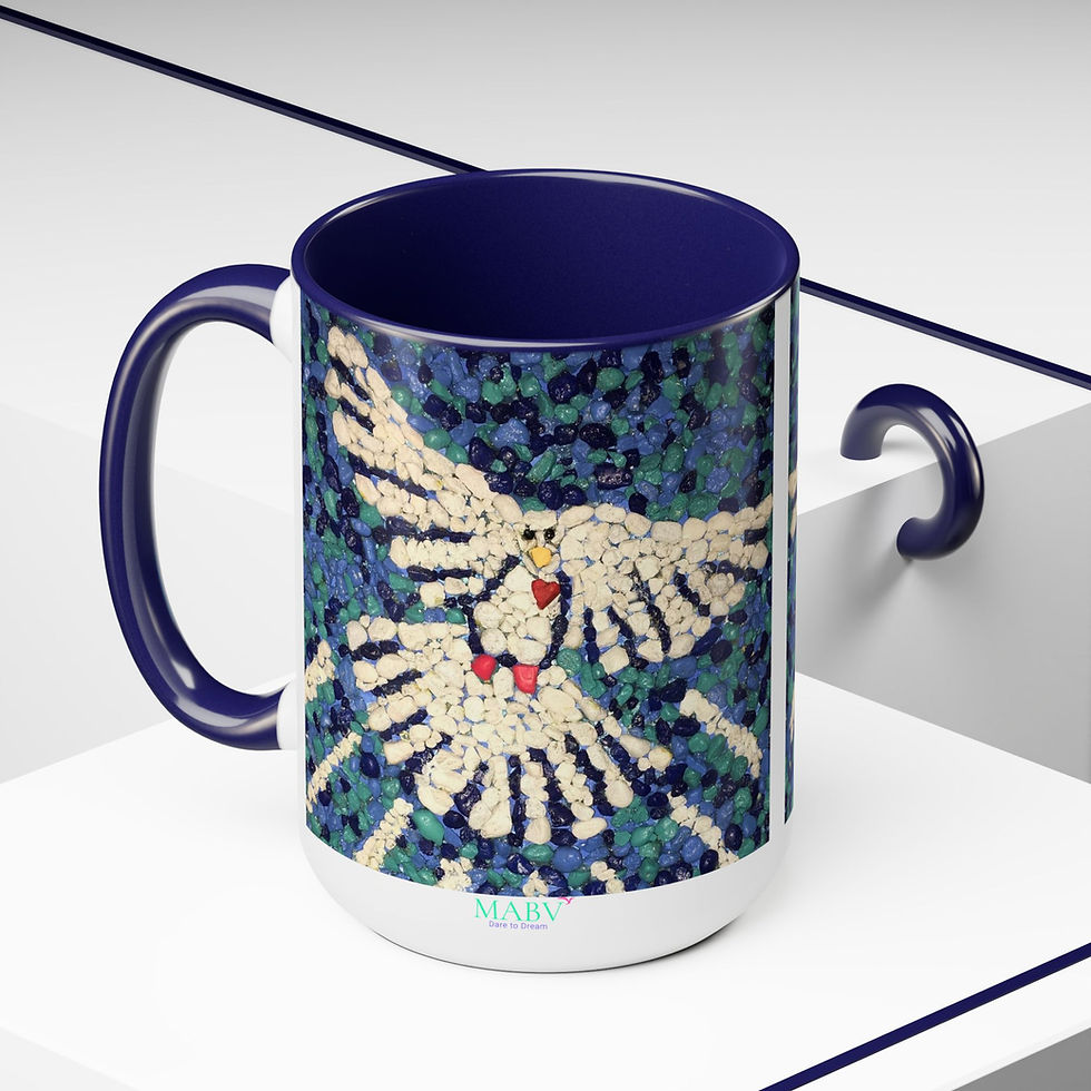 Thumbnail: Two-Tone Coffee Mugs, 15oz