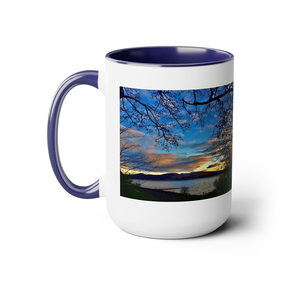 Thumbnail: Two-Tone Coffee Mugs, 15oz