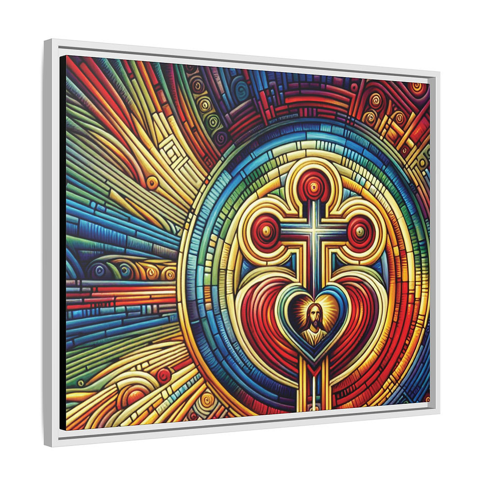 Thumbnail: Jesus: Loving Sacrifice Print on Canvas MABV2AI