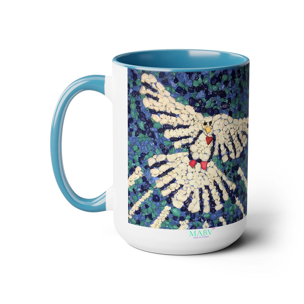 Thumbnail: Two-Tone Coffee Mugs, 15oz