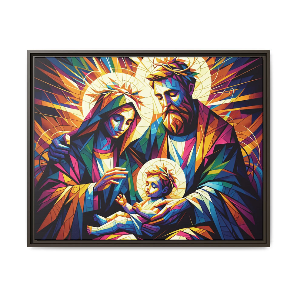 Thumbnail: Holy Family Print on Canvas MABV2AI