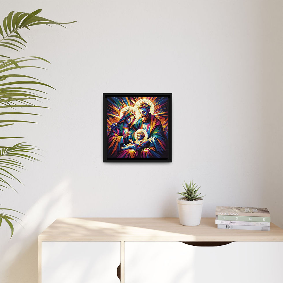 Thumbnail: Holy Family Print on Canvas MABV2AI