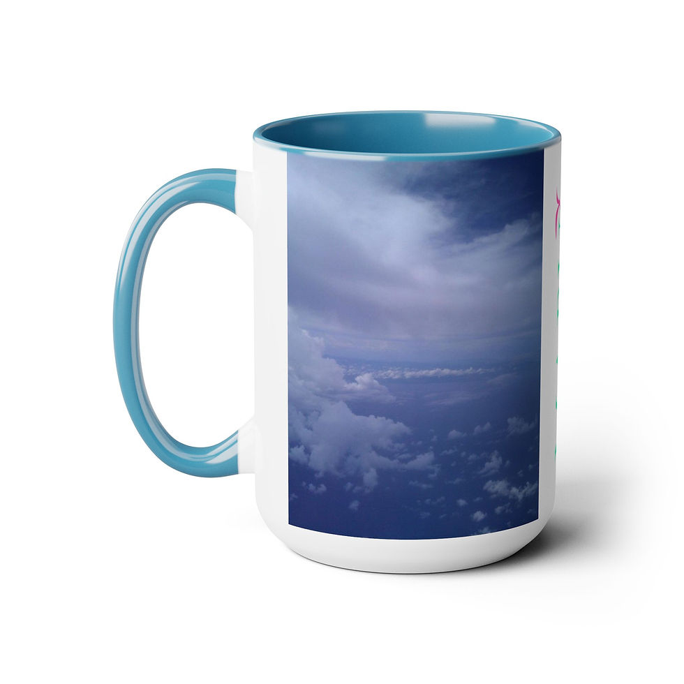 Thumbnail: Two-Tone Coffee Mugs, 15oz