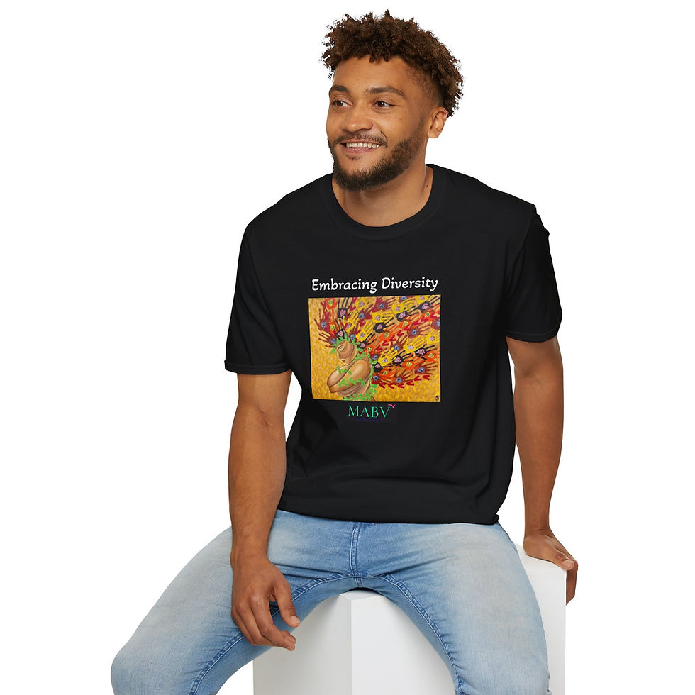 Thumbnail: Embracing Diversity Unisex Soft-style T-Shirt