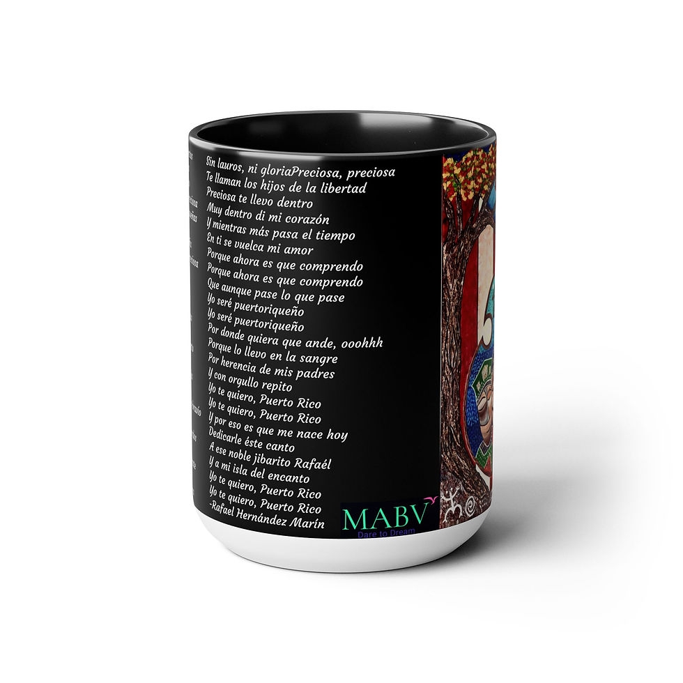 Thumbnail: Two-Tone Coffee Mugs, 15oz
