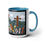 Thumbnail: Two-Tone Coffee Mugs, 15oz