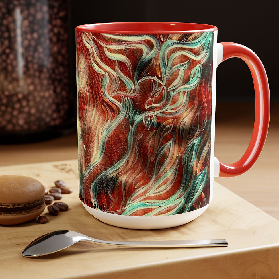 Thumbnail: Two-Tone Coffee Mugs, 15oz
