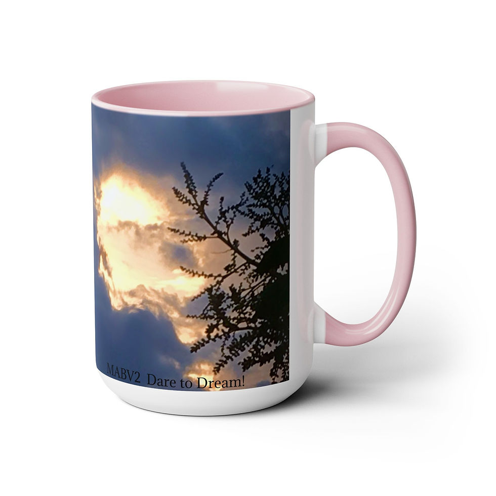 Thumbnail: Two-Tone Coffee Mugs, 15oz
