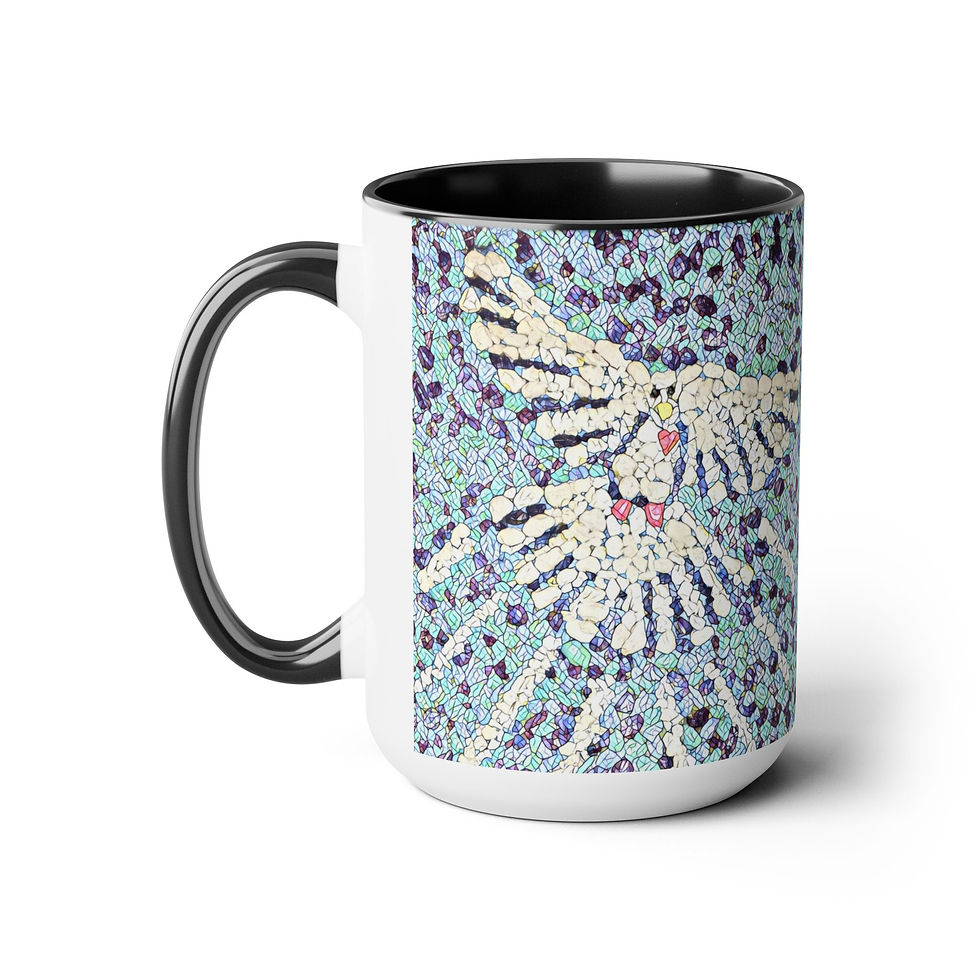 Thumbnail: Two-Tone Coffee Mugs, 15oz