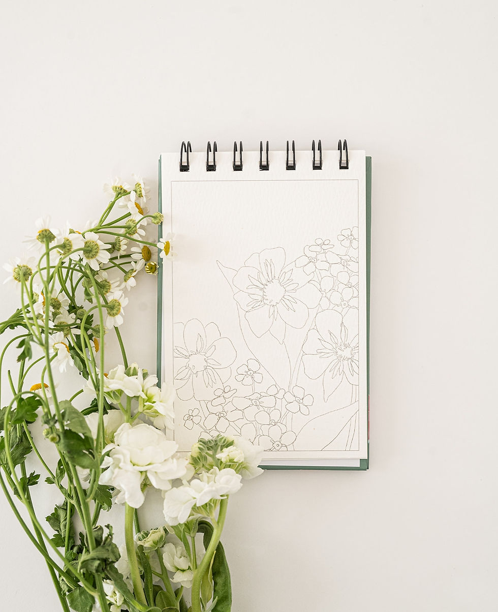 Thumbnail: Bailey Rae Little Bit of Summer Mini Watercoloring Book