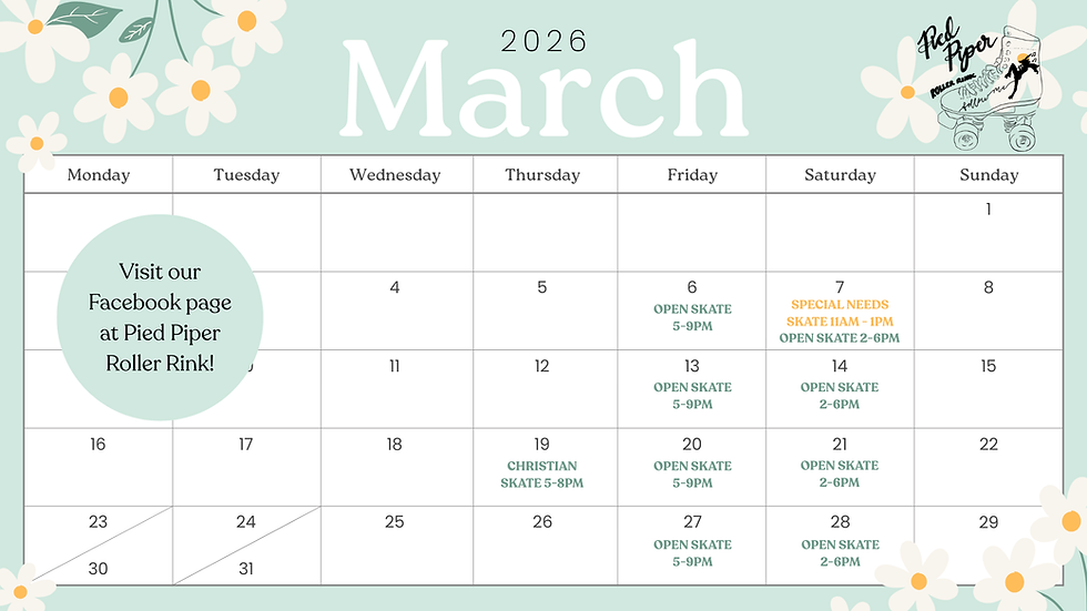 Springtime Skating is ALMOST Here!