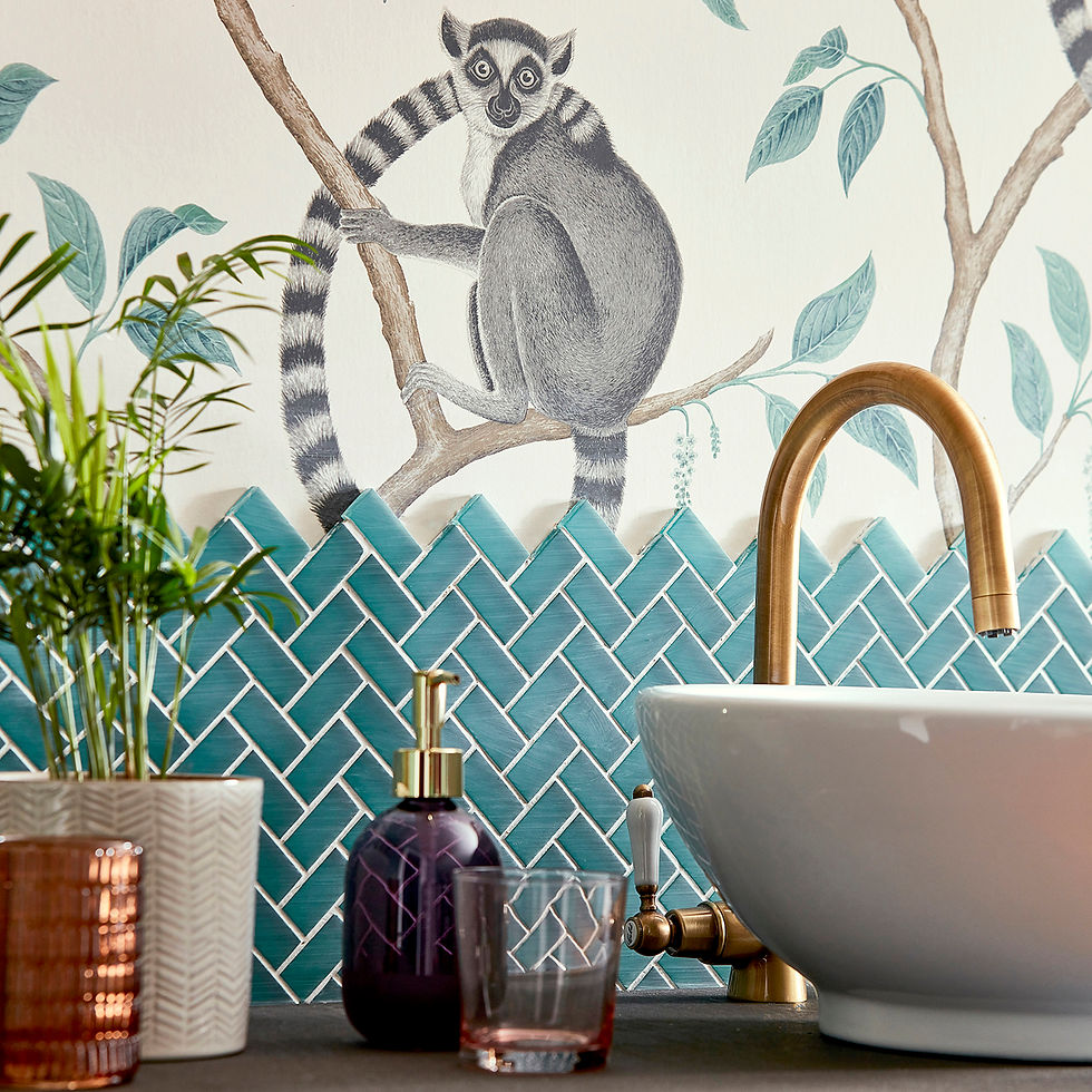 Küçük resim: Sanderson & Glasshouse Wallpapers - Ringtailed Lemur