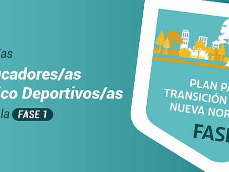 Las dudas de los/as educadores/as físico deportivos/as en la Fase 1