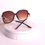 Thumbnail: Metal Trim Square Sunglasses