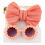 Thumbnail: Daisy Sunglasses set With Matching Bow For Kids