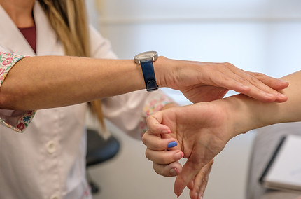 Dr. Cytryn treating a patient