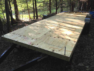 Finishing the Tiny House Subfloor