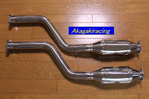 E46 M3 等長キャタライザー 触媒 マフラー BMW E46 M3 低圧損 スポーツメタル触媒 | akagakiracing