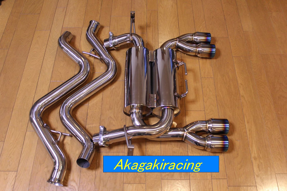 BMW E92 M3 & E90 M3用ステンレスマフラー 美品❗️ BMW E92 M3 & E90 M3用ステンレスマフラー | akagakiracing