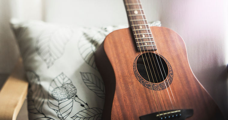 Acoustic Guitar Closeup