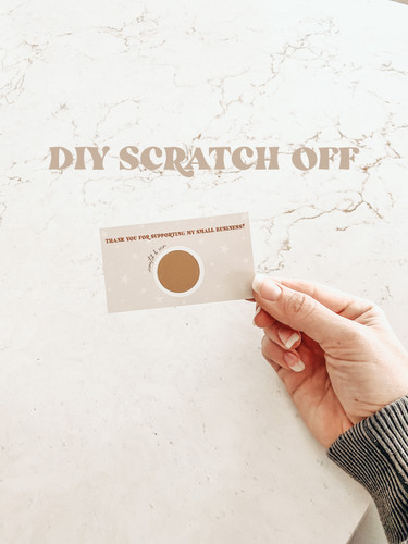 Scratch Off Template Digital Download | Shop Kirsten